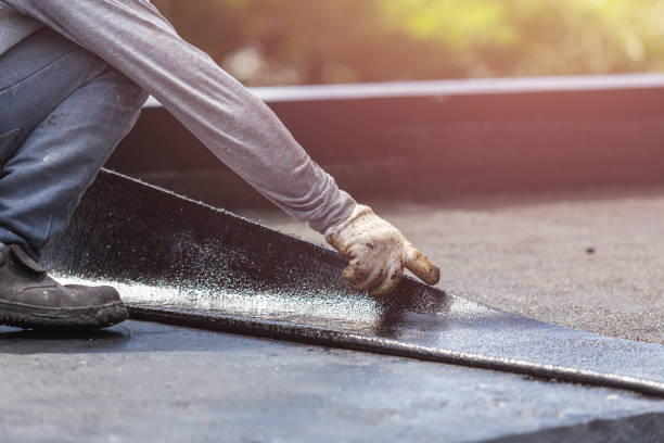 Professional Exterior Waterproofing technician working in Newport, MN